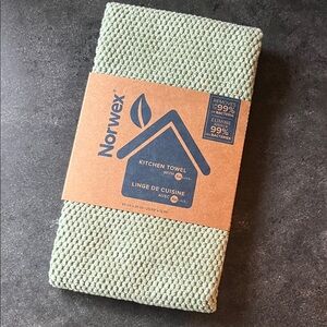 Norwex Sage Green Kitchen Towel NWT